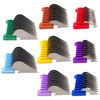 GRABOTE New Upgraded 8 Pcs Professional Colorful Hair Clipper Combs