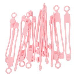 Operitacx 2 Sätze Teiliges Silikon Kabelorganizer Praktische Kabelbinder Für Büro Zuhause Wiederverwendbar Tragbar Für Usb Kabel Ladegeräte Audiokabel 16 Stück * 2