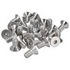 30pcs M10 Allen Socket Screws 10mm A2 Stainless Steel Countersunk