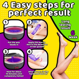 3 oz Green Hard Wax Beads for Hair Removal, Waxing Beans for Coarse Hair, Sensitive Skin, Brazilian Bikini, Face, Eyebrows, Underarms, Arms, Chest, Back, Legs (3 oz)