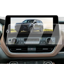 Screen Protector Compatible with 2024-2025 Toyota Grand Highlander/Hybrid,12.3-Inch Navigation Matte Tempered Glass Screen Protector Grand Highlander(XLE/Limited/Platinum) Accessories 9H Hardness Tempered Glass- Matte Finsh