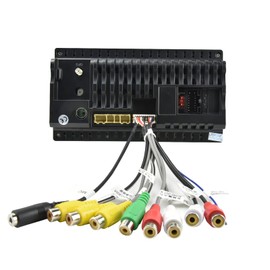 CAMECHO Stereo Radio RCA Radio Aux-In Output Cable Aux-In Cable Car Cable Car Accessories (Colour Name: with MIC)