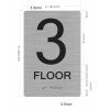 BUILDINGSIGNS.COM 3rd Floor SIGN-(Aluminiu