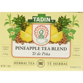 Tadin Herb and Tea Pineapple Diet Detox, 24 Count (Pack of 6)