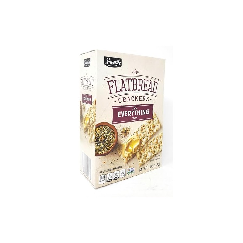 Everything Flatbread Cracker 5oz/142g (Pack of 1)