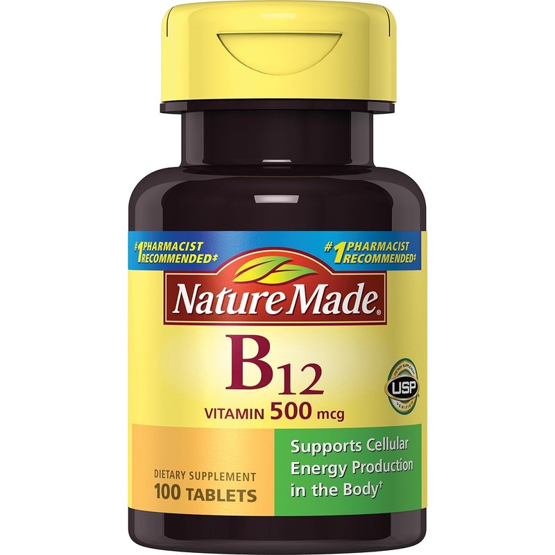 Nature Made Vitamin B-12 500 mcg Tablets 100 ea (Pack