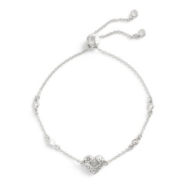 COACH Women's Signature Quilted Heart Slider Bracelet