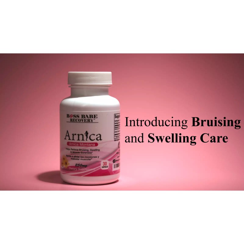 Boss Babe Recovery Arnica Pills, Arnica Tablets, Arnica Capsules Reliever