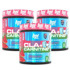 BP Sports CLA + Carnitine Watermelon Freeze, 350g, 3 pieces / 비피아이스포츠 CLA + 카르니틴 워터멜론 프리즈, 350g, 3개