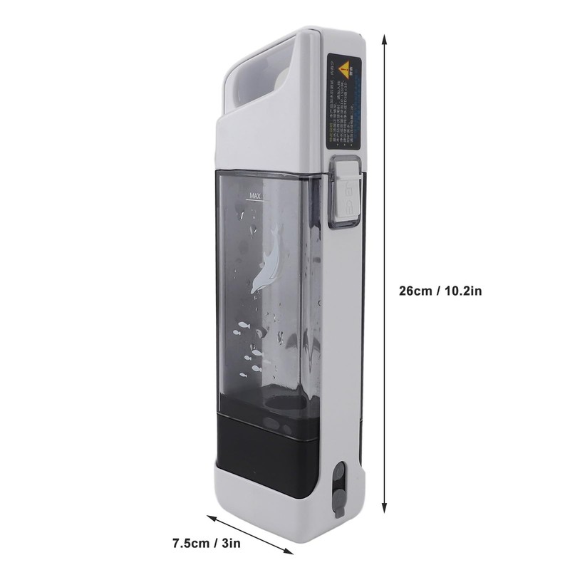 Hydrogen Water Cup, Portable Water Ionizer Generator, 1500 to 3000ppb