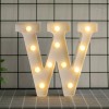 Letra W Luces Led Decorativas 3d Con Focos Que Se Iluminan