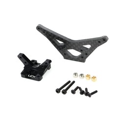 LCX Racing RC Car CNC Machined Carbon Fibre Rear Shock Tower for 1/16 LOSI Mini-B Buggy, Upgrades Parts Accessories