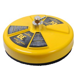 BE PRESSURE 85.403.014 14" Whirl-A-Way Flat Surface Cleaner, Yellow