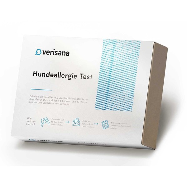 Dog Allergy Test - Self Test Comfortable for Home - Includes Lab Report - Verisana