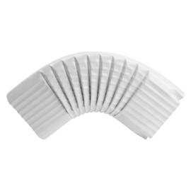Downspout Gutter Elbow Style B 3" x 4" Angle is 75° White Aluminum 1pack