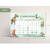 Dino timetable magnetic wipe clean (magnetic timetable including pen)