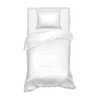 Hotel Bed Linen White 135 x 200 cm Linon 100%