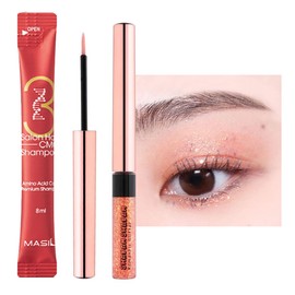 CORINGCO [SET] Eye Glitter Makeup Liquid Eyeshadow Sparkle | Shabam Shabam Romantic Glitter Shadow K beauty Makeup Shimmer (#03 Sunset Light)