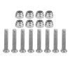 Alomejor Steering Pull Rod RC Steering Servo Pull Rod Metal