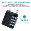 BSOON Candado De Combinación De 3 Piezas Con Seguridad De