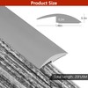20Ft Floor Transition Strip Self Adhesive Carpet to Tile Floor