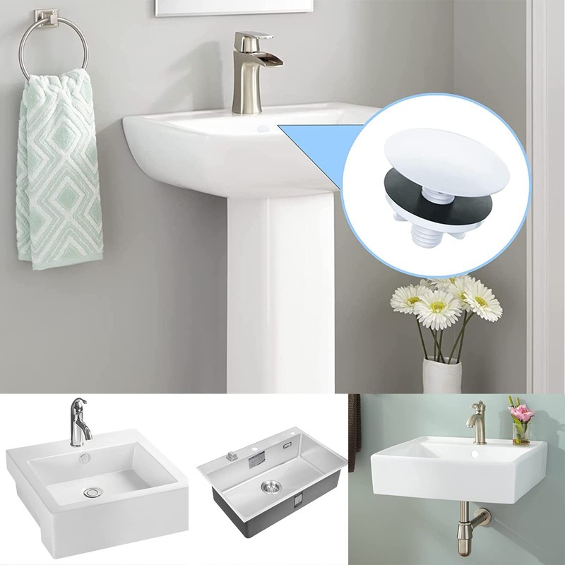 2 Pack Kitchen Sink Hole Covers Sink Faucet Hole Covers