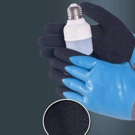 VBESTLIFE Electrician's Gloves, Insulated Electric Gloves, 1000 V High Voltage Gloves for Electrical Work, Waterproof Rubber Gloves, Non Slip