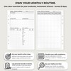 KOMPASS Fitness Planner, A5 Workout & Progress Tracking Inserts, 25