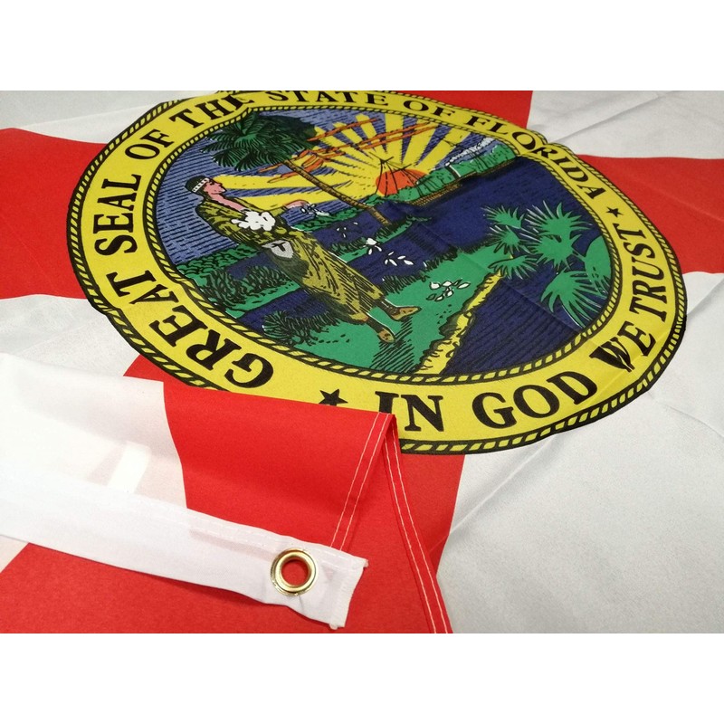 NWFlags Florida State Flag 5ft x 3ft 75d Premium Polyester