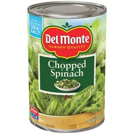 Del Monte Chopped Spinach 13.5oz Can (Pack of 6)