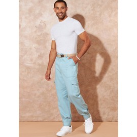 McCall's Men/BOY Skirt/Pants Sewing Pattern Kit, Light Blue