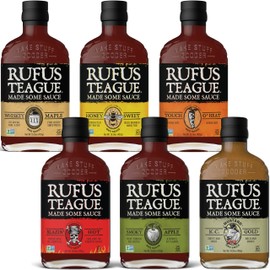 Rufus Teague - Variety BBQ Sauce Pack - Premium Barbecue Sauce - 6 Bottles