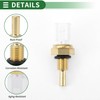 Motoforti Engine Coolant Temperature Sensor No.37870MGSD31 Water Temperature Sensor for
