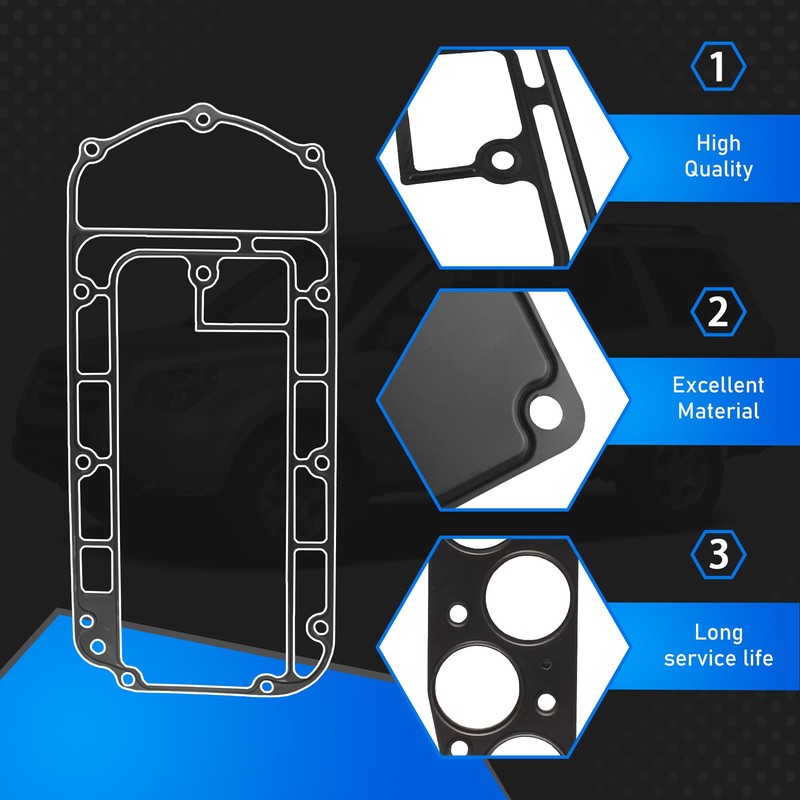 YzusGomumu Engine Intake Manifold Fuel Injection Plenum Gasket Set Compatible
