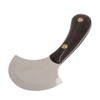Leather Round Knife DIY One Piece Grinding Powder Steel Incisive