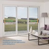 TPard Sliding Glass Patio Door Handle Replacement Set with Oak