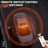 Rechargeable Beacon Lights,Wireless Strobe Light with Remote Control,Amber Magnetic Emergency