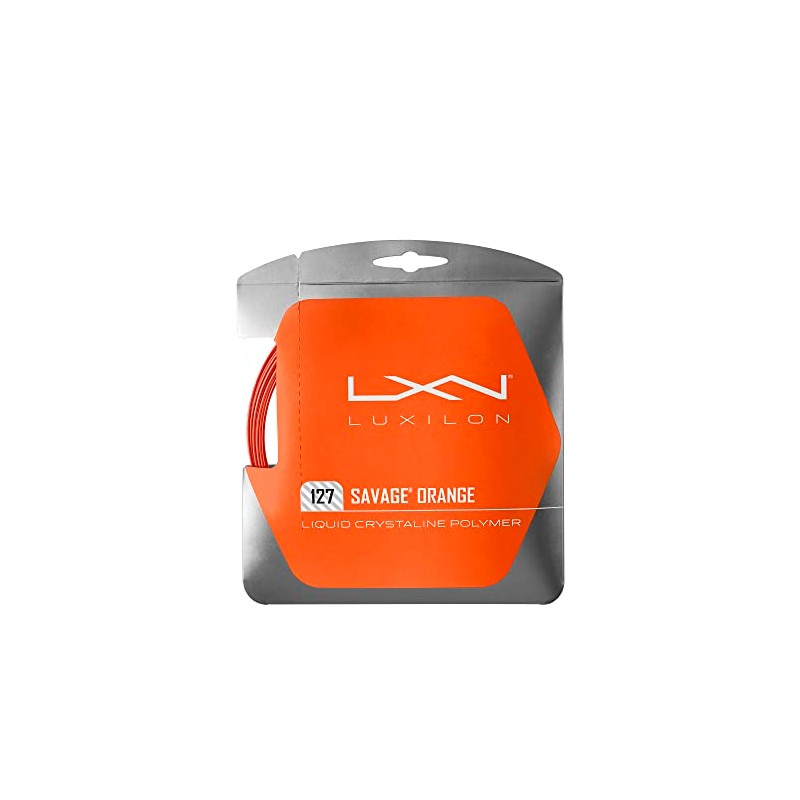LUXILON WRZ994510 Tennis String String String Savage 127 Orange