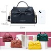 GDGZJJD Women's Shoulder Bag, Small Handbag, Luxury Genuine Leather, 3-Way