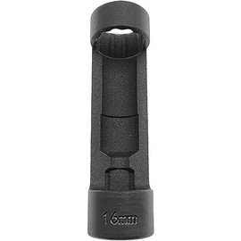 ZKTOOL 16 mm Socket Spanner for Suspension Struts (16 mm/12 PT), VM No.: 3353, 1/2 Inch Dr. x 16 mm, 12 PT