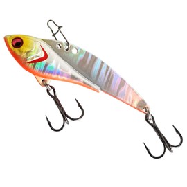 Glory Fish LU-078 Saber Blade Lure, 0.7 oz (21 g), Silver Orangeberry
