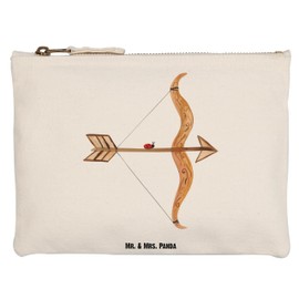 Mr. & Mrs. Panda Schminktasche Sternzeichen Schütze Grösse XL Große - Geschenk, Geburtstag November, Horoskop, Schütze Geschenk, Kosmetiketui,