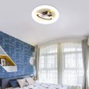 Skyblaze Astronaut Light Fixture, Round Ceiling Fixture for Kids Room,