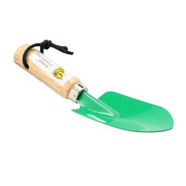 Rugg Kids' Garden Hand Trowel, Mini Shovel with Wooden Handle, Gardening Tool for Children, Green
