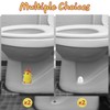 4 Pack Toilet Bolt Covers with 2 Pack Cute Duck