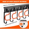 TVKB Store 17'' All Metal Garden Tool Organizer Adjustable Garage