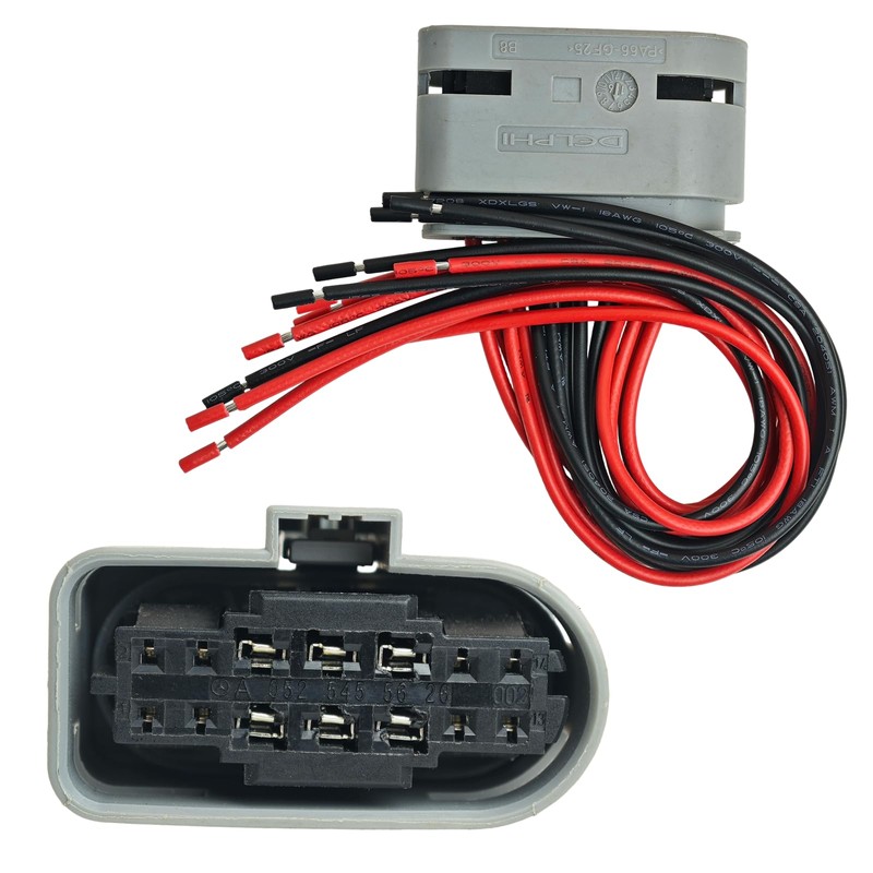 Headlight/in-Tank Fuel Pump 14-Pin Connector Pigtail Plug, Replaces A0275459826 (027-545-98-26),