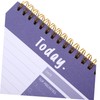 STOBOK Portable Weekly Planner Notepad Coil-Bound Daily Memo Pad for