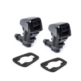 Front Windshield Washer Nozzle Kit fit for 05-16 Jeep Grand Cherokee, 05-13 Chevy Malibu, 05-10 Pontiac G6, 07-10 Saturn Aura Replaces 55372143AB 55079049AA Wiper Washer Nozzle Spray Jet