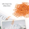 3 Boxes Paper Clip Orange Small Portable Shaped Cute Pin